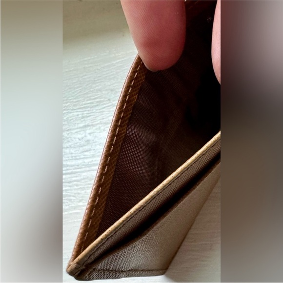 Prada Card Holder Brown Saffiano Leather 4" L x 23/4" H - Picture 11 of 14